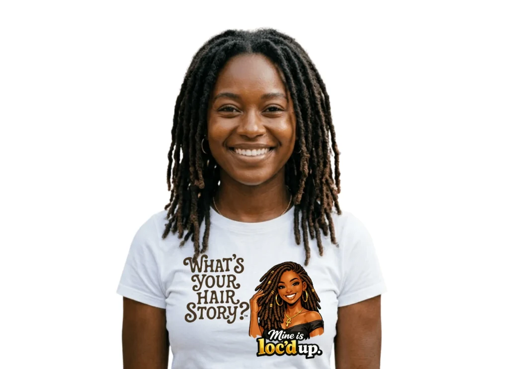 What's Your Hair Story?  Mine is Loc'd Up T-Shirt